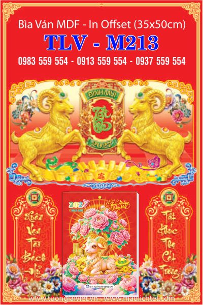 Bìa lịch trung Xuân Tài Lộc