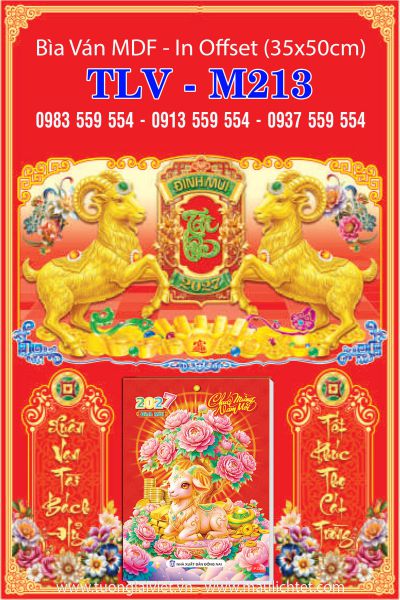 Bìa lịch trung Xuân Tài Lộc