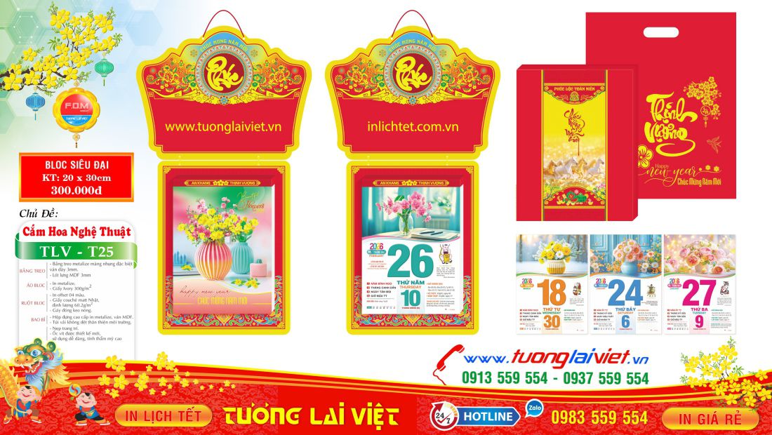 In Lịch Bloc Bính Ngọ 2026