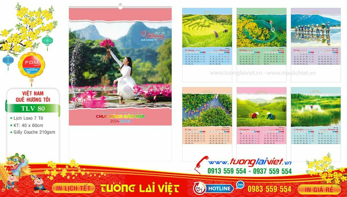 In Lịch Tờ Treo Tường