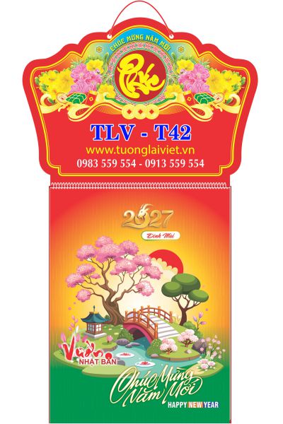Lịch 52 tuần Chữ Phúc