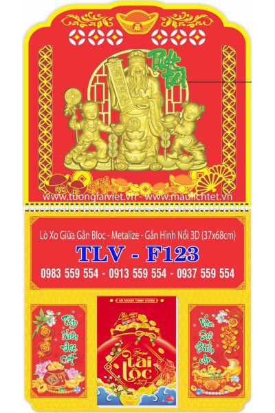 Lịch Bloc Lò Xo Giữa Chữ Nổi Phát Tài