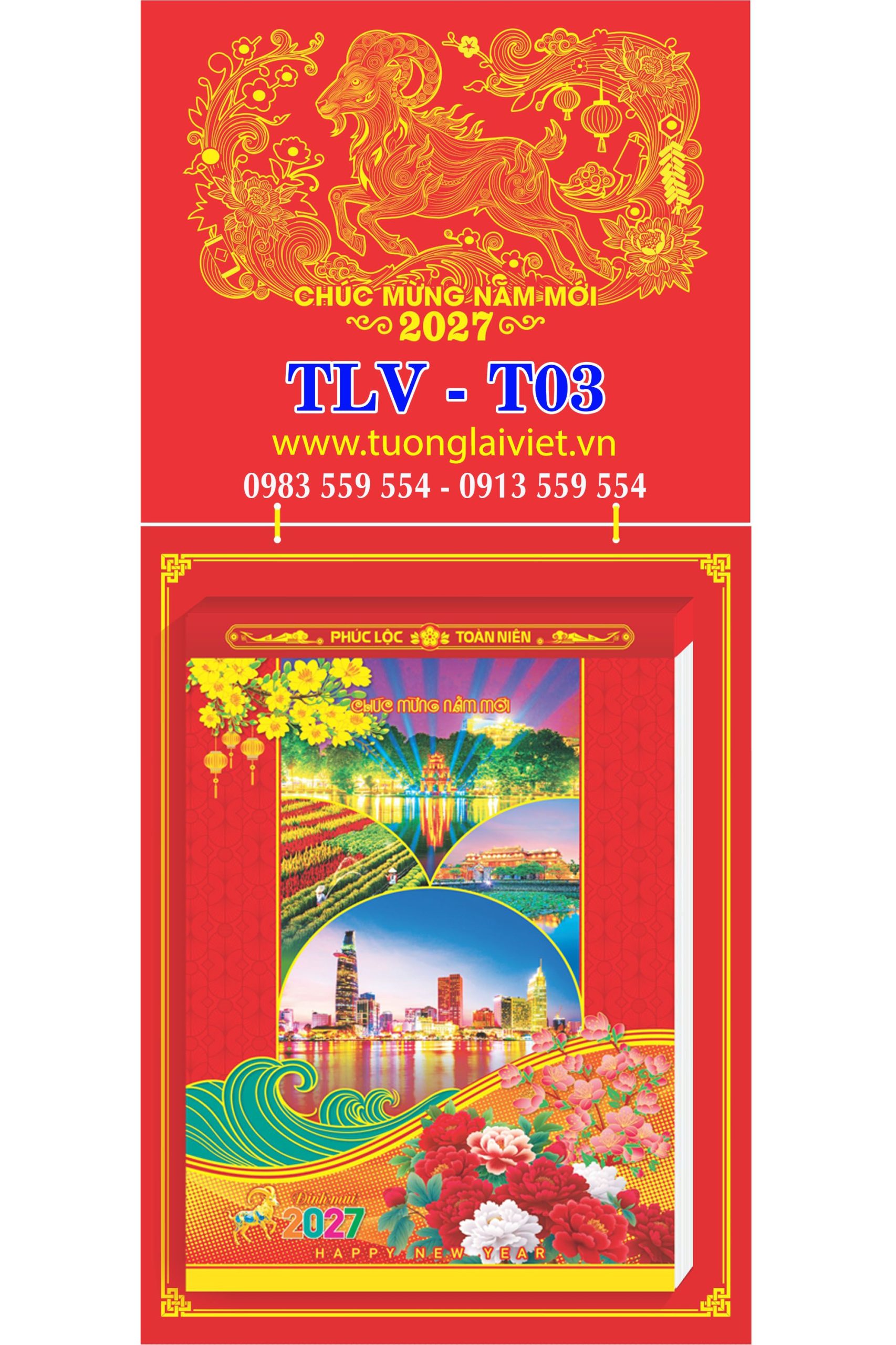 Lịch bloc siêu cực đại Khai Xuân Đại Cát