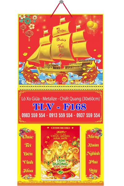 Lịch lò xo giữa mini Thuận Buồm Xuôi Gió