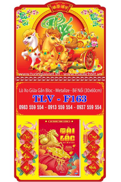 Lò xo giữa mini Chữ Phúc