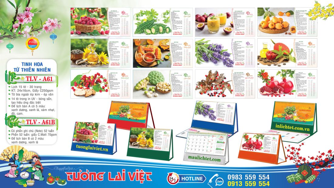 Mẫu lịch để bàn Sức Khoẻ Mỗi Ngày