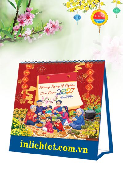 Mẫu lịch tết để bàn Những Ngày Ý Nghĩa